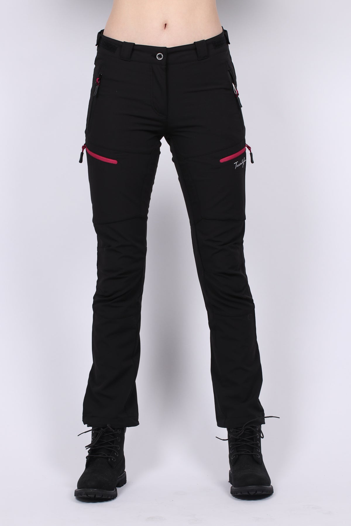 Inca LS Bukse - Sort/Bringebær - Twentyfour - Bukser & Shorts - VILLOID.no