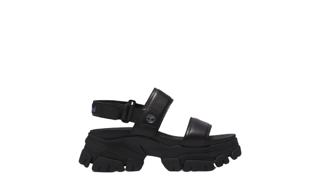 Adley Way Sandal 2 Band - Jet Black