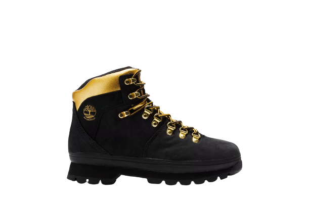 Euro Hiker - Black Nubuck With Gold