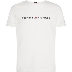 Core Tommy Logo Tee - Snow White