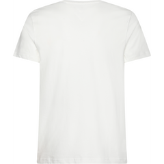 Core Tommy Logo Tee - Snow White