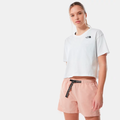 W Cropped Simple Dome Tee - Tnf White