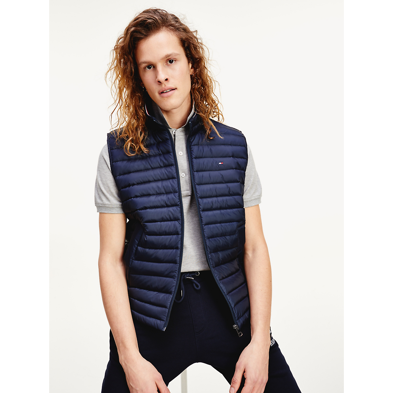 Core Packable Down Vest - Sky Captain