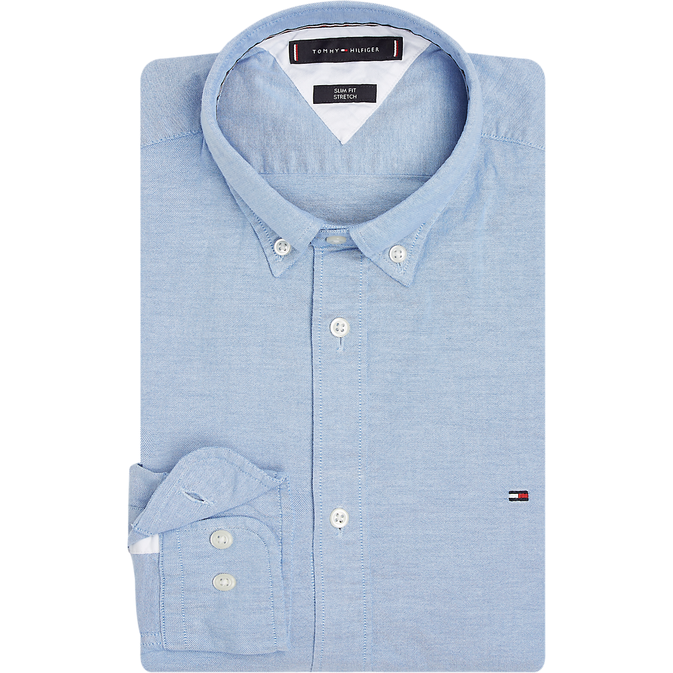 Core Stretch Slim Oxford Shirt - Shirt Blue