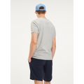 Core Tommy Logo Tee - Cloud HTR