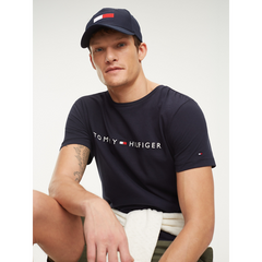 Core Tommy Logo Tee - Sky Captain