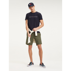 Core Tommy Logo Tee - Sky Captain