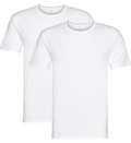 2P S/S Crew Neck - White