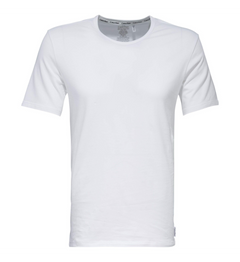 2P S/S Crew Neck - White