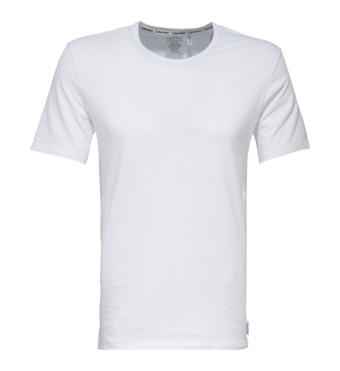2P S/S Crew Neck - White