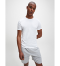 2P S/S Crew Neck - White
