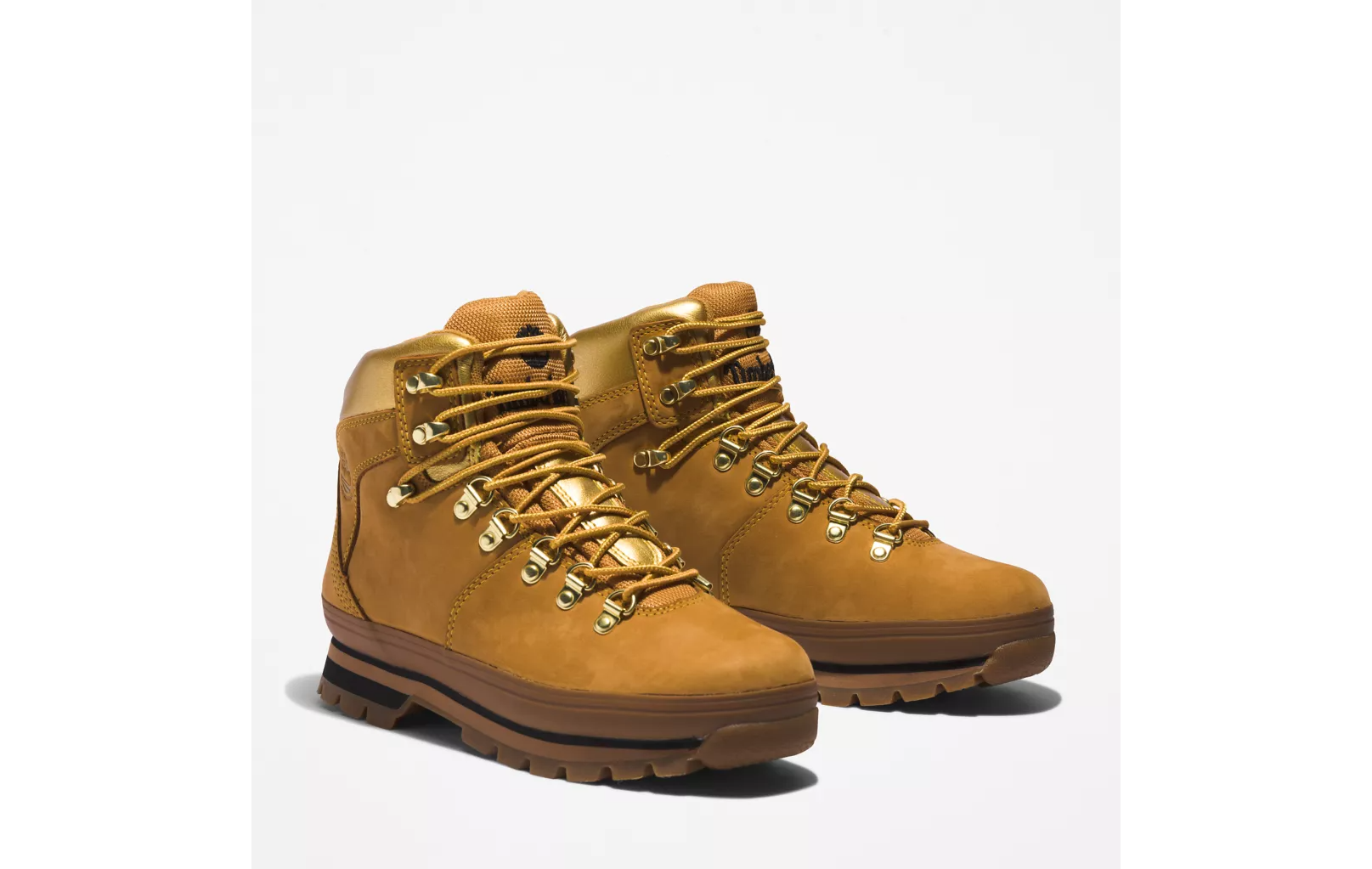 Euro Hiker - Wheat Nubuck With Gold