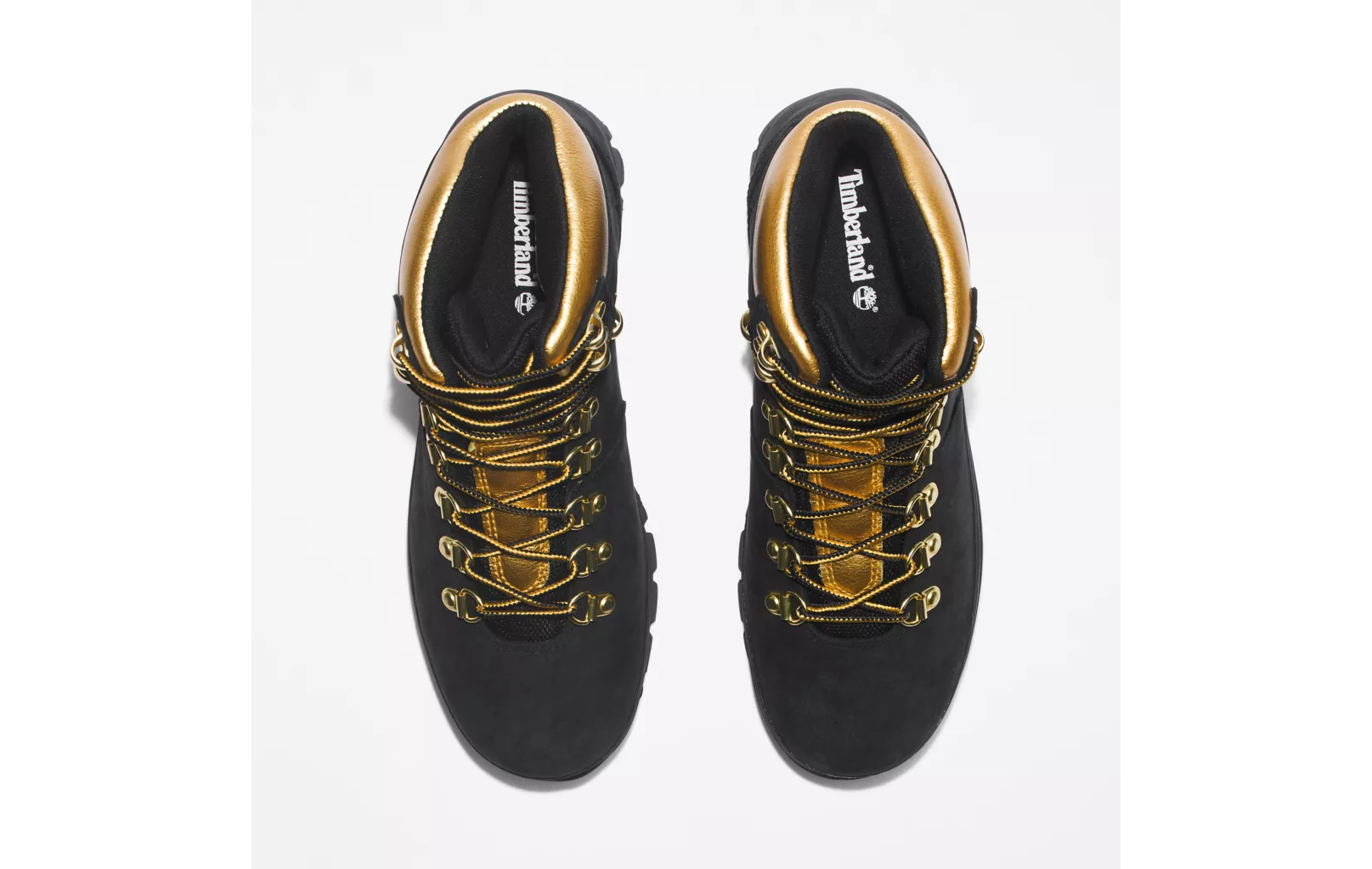 Euro Hiker - Black Nubuck With Gold