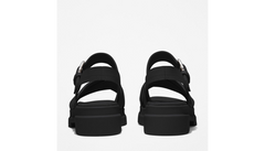 London Vibe Backstrap Sandal - Jet Black