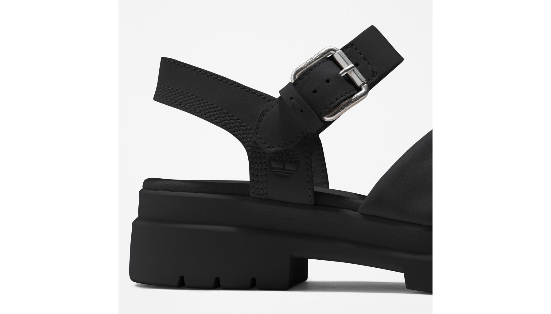 London Vibe Backstrap Sandal - Jet Black