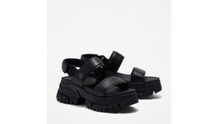 Adley Way Sandal 2 Band - Jet Black