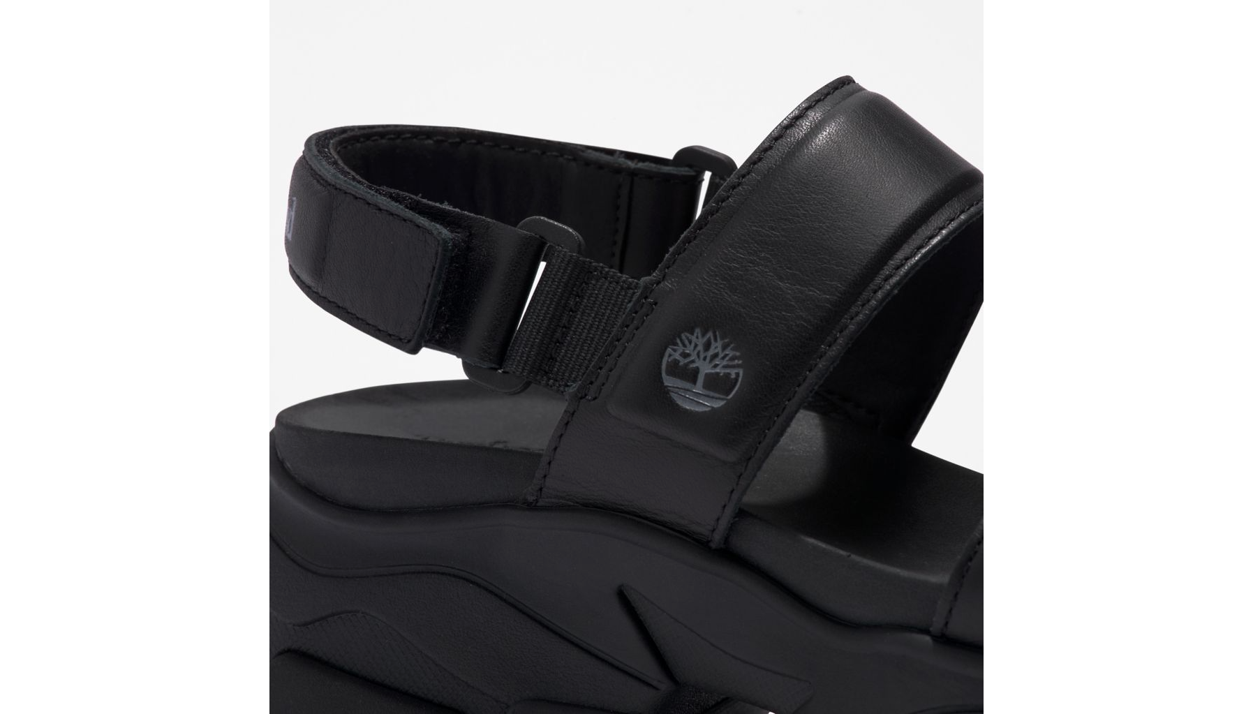 Adley Way Sandal 2 Band - Jet Black