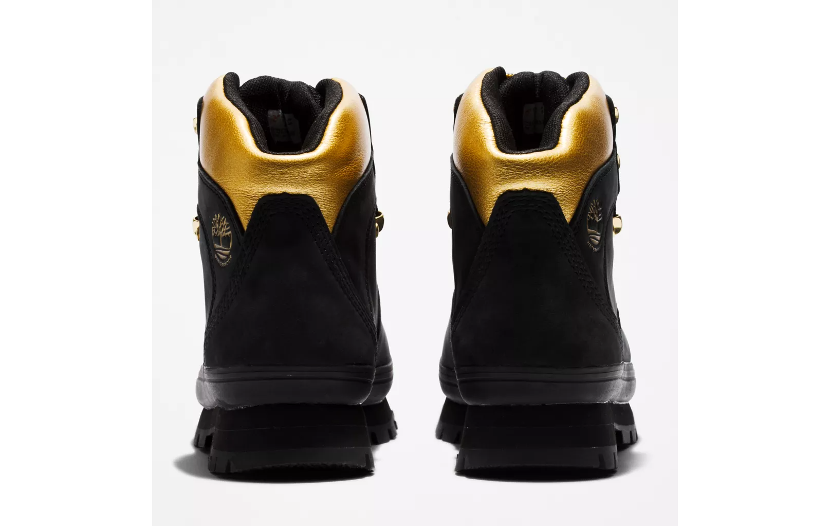 Euro Hiker - Black Nubuck With Gold