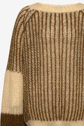 Liana Knit Sweater - Beige/Brown