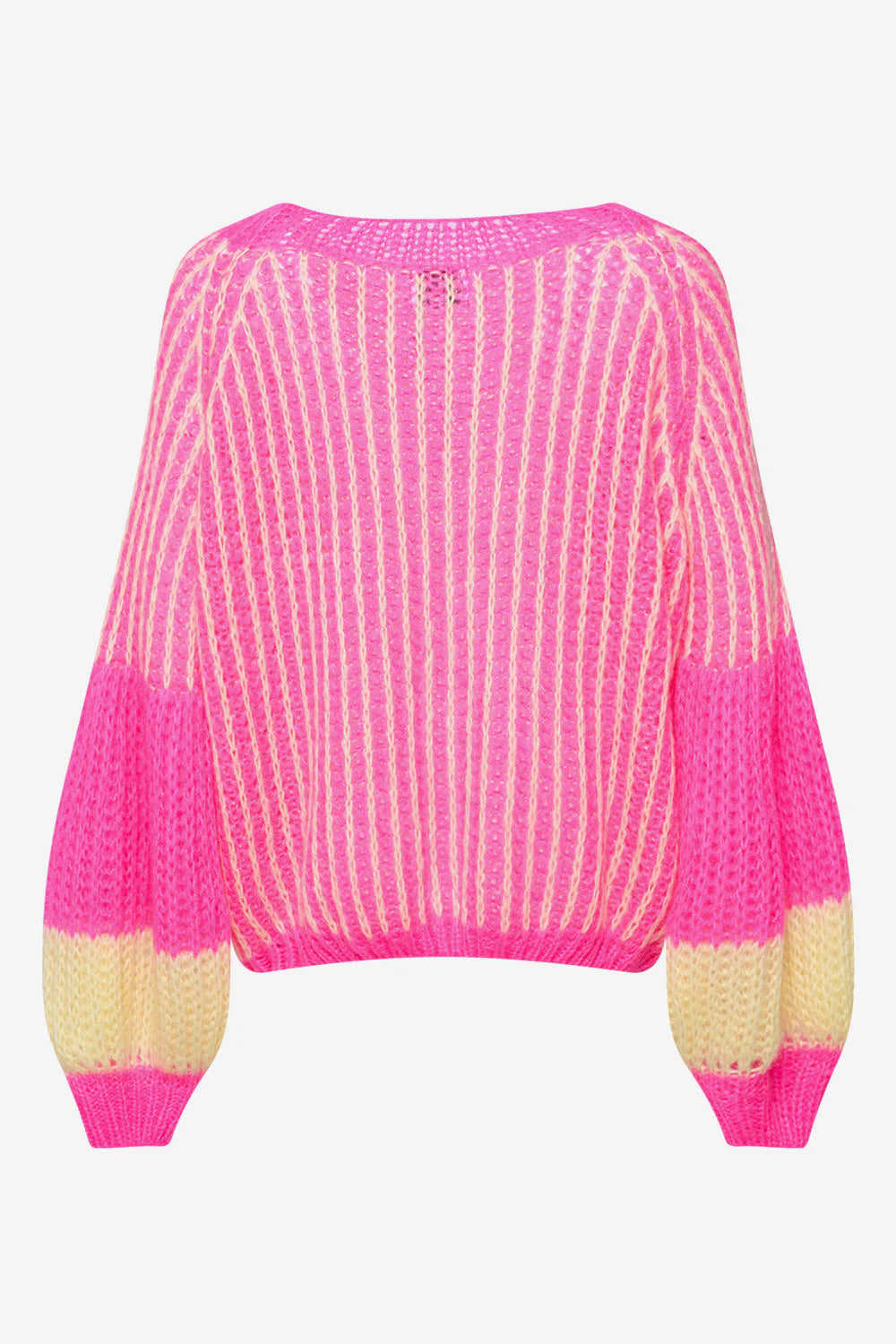 Liana Knit Sweater - Pink/Yellow Mix