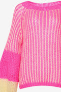 Liana Knit Sweater - Pink/Yellow Mix