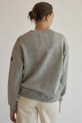 Llanesalf Because Woman Sweatshirt - Grey Melange
