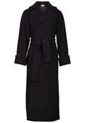Wool Coat Long - Svart