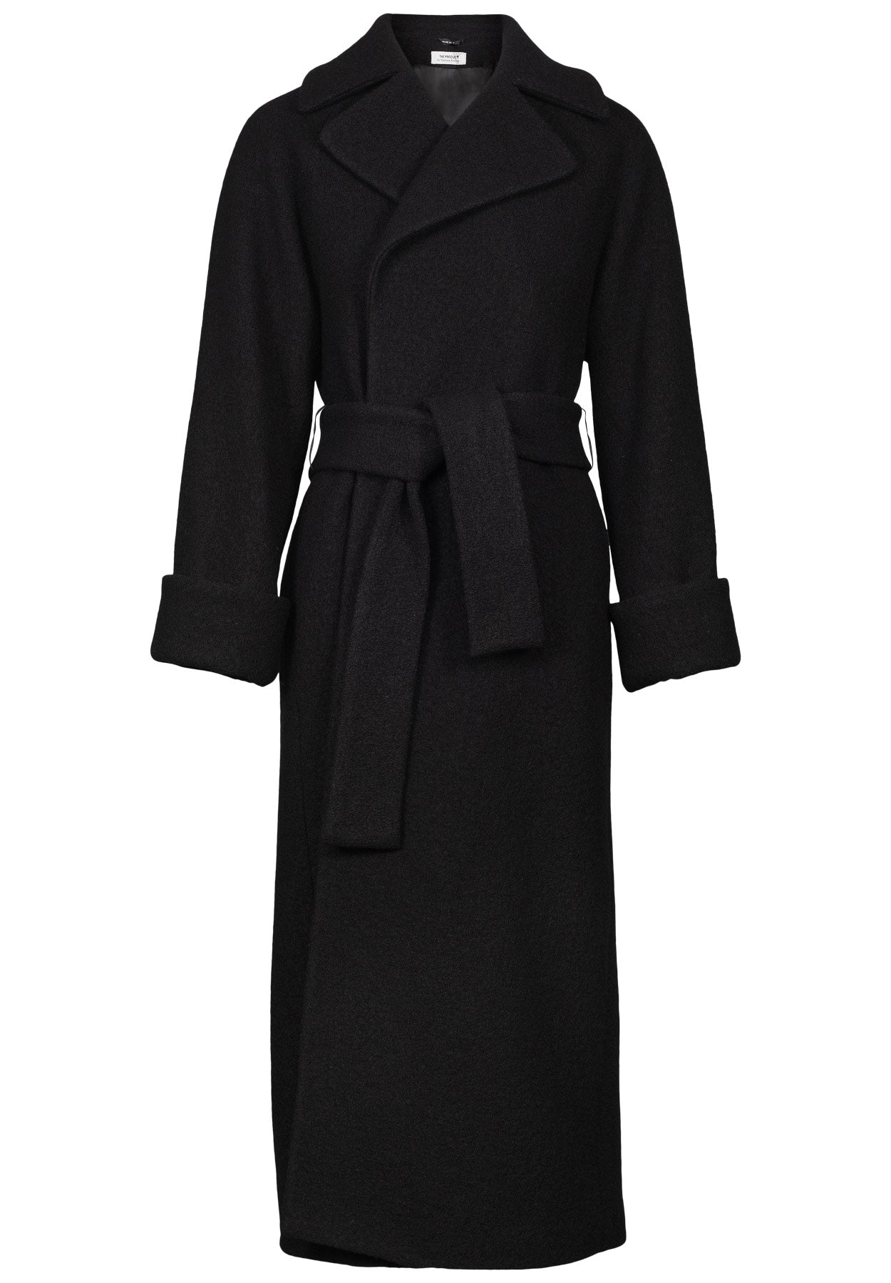 Wool Coat Long - Svart