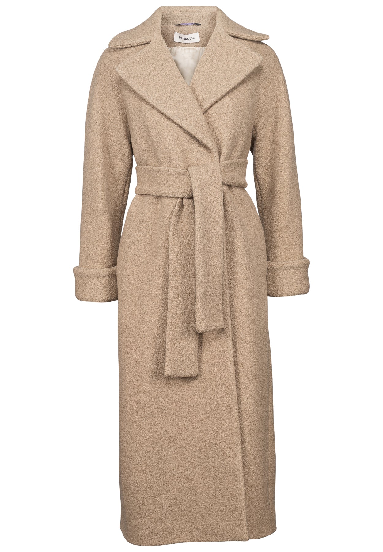 Wool Coat Long - Taupe