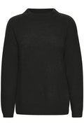 PapinaIW O-Neck Pullover - Black - InWear - Gensere - VILLOID.no