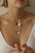 Saffi Necklace 50 - Guld