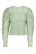 Kelis Lace Blouse - Faded Green
