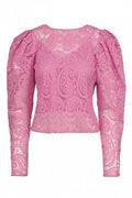 Kelis Lace Blouse - Pink