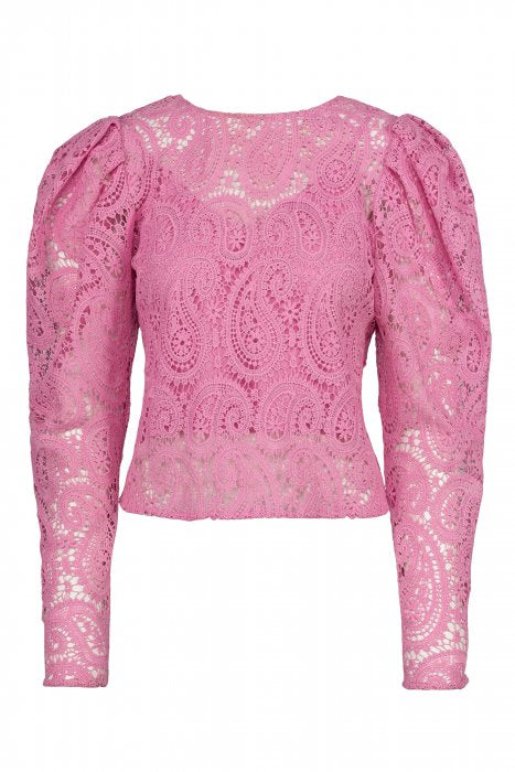Kelis Lace Blouse - Pink
