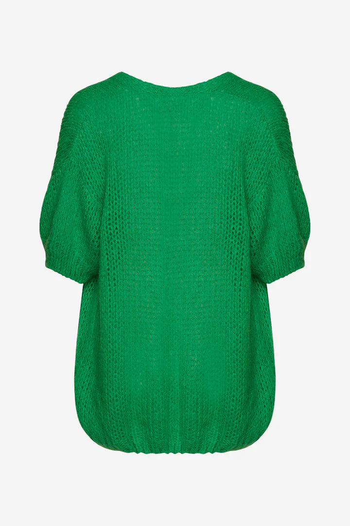 Mary Knit Cardigan - Bright Green