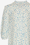 Maxima Blouse - Cream/Blue Flower