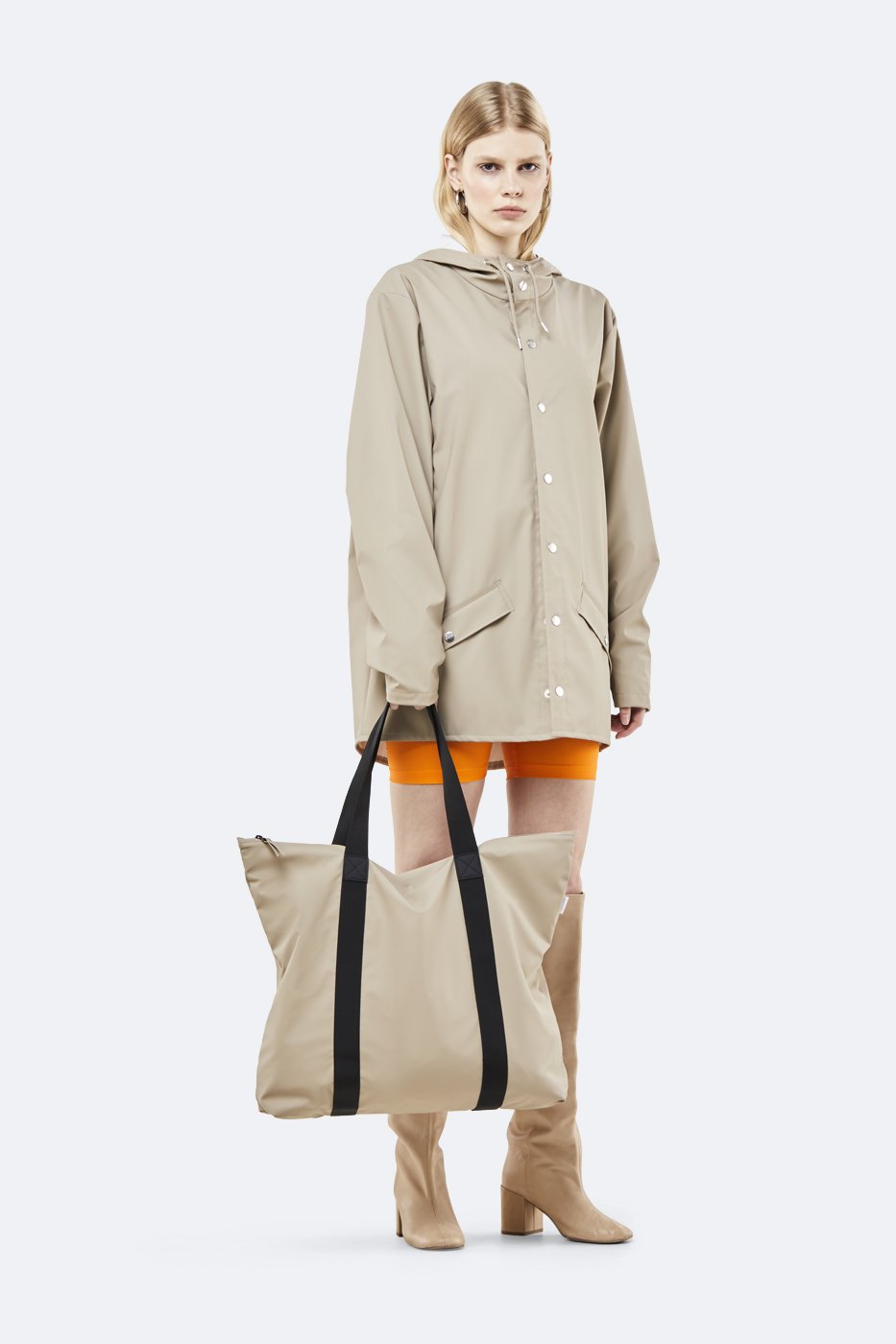 Tote Bag - Beige - Rains - Tilbehør - VILLOID.no