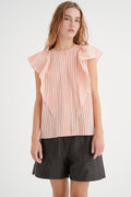 VanidaIW Frill Top - Melon Juice