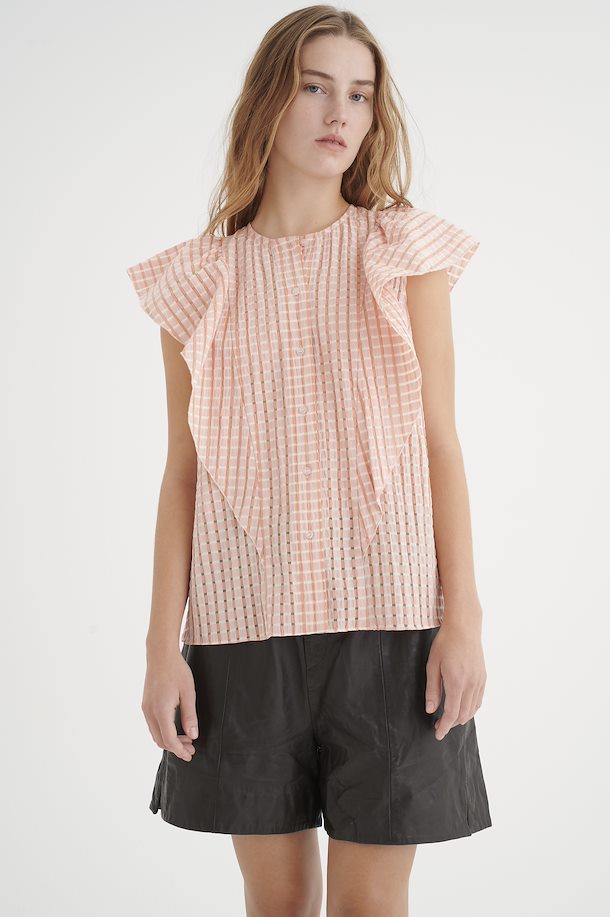 VanidaIW Frill Top - Melon Juice