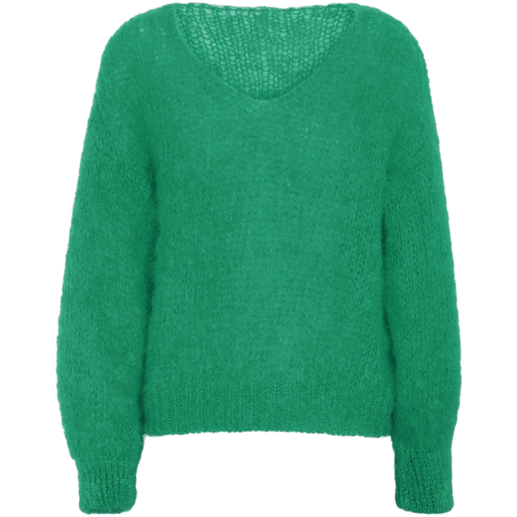 Milana LS Mohair Knit - Emerald Green