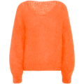 Milana Ls Mohair Knit - Burnt Orange