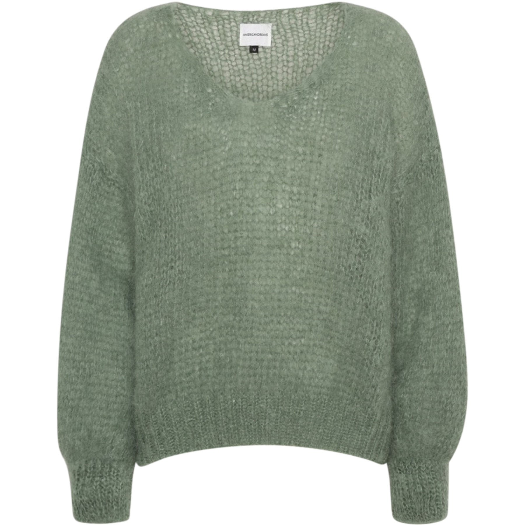 Milana LS Mohair Knit - Dusty Green