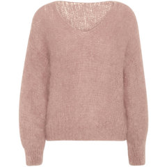 Milana Ls Mohair Knit - Light Pink
