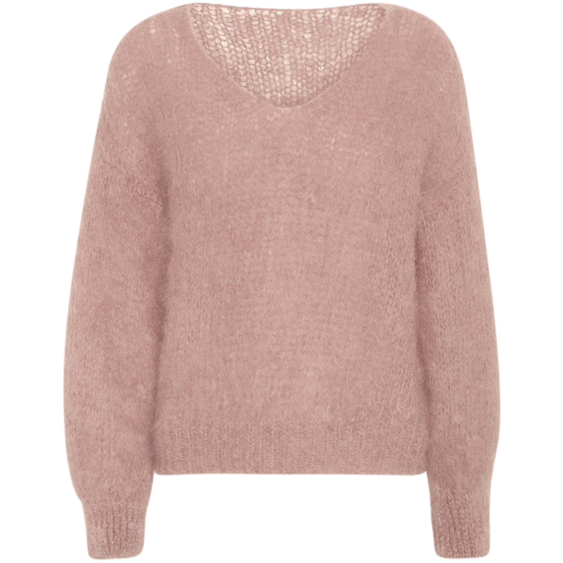 Milana LS Mohair Knit - Ljusrosa