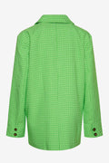 Mille Oversize Blazer - Lime Green Check