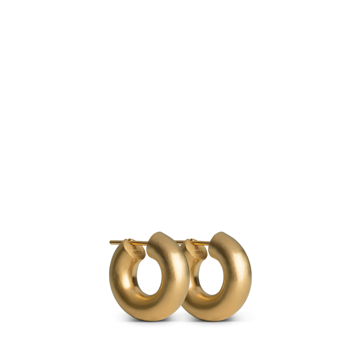 Small Chunky Hoop - Gold