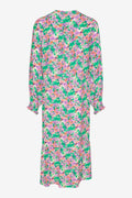 Miu Dress - Lilac/Green Blurry Flower