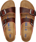 Arizona Oiled Leather Narrow SFB - Earth Red - Birkenstock - Sko - VILLOID.no