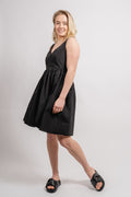 Felia SL Short Dress - Black