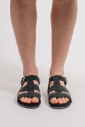 Malibu Waves Fisherman - Black Nubuck